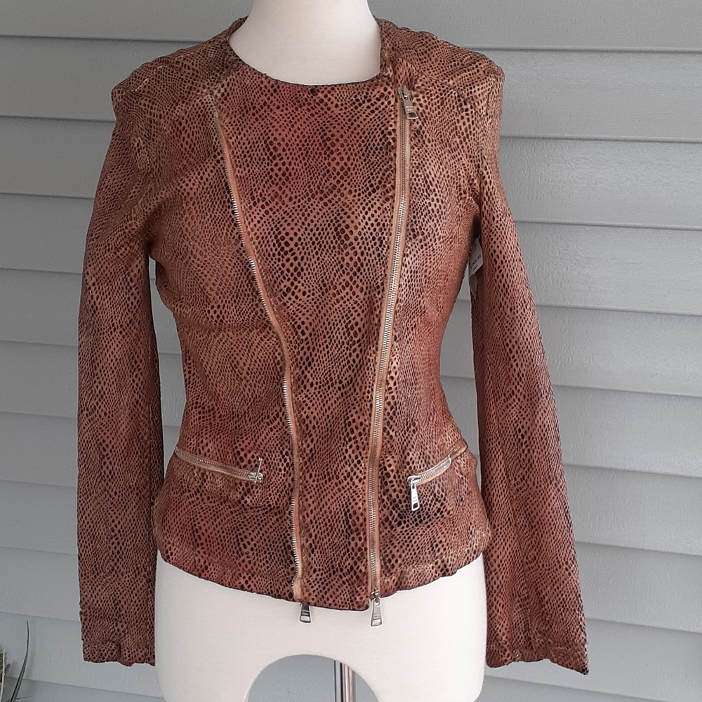 Giorgio Brato brown leather jacket🤍🤍